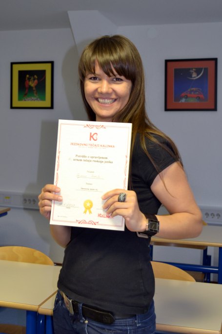 Prejem certifikata