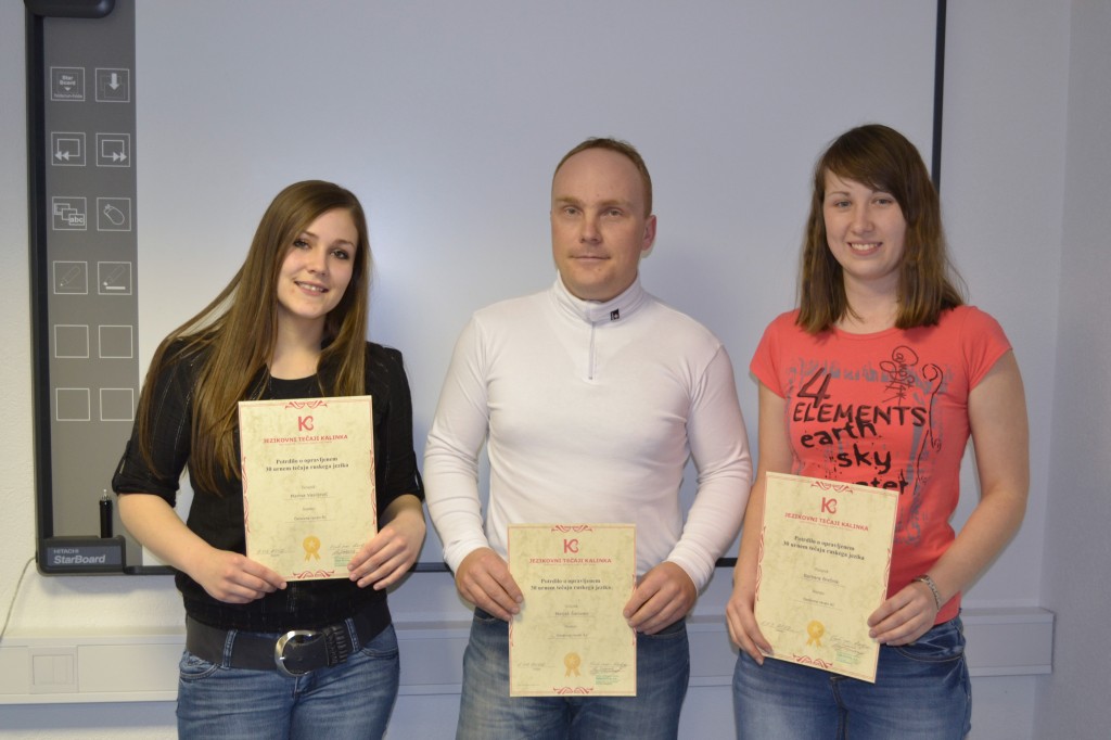 Prejem certifikata